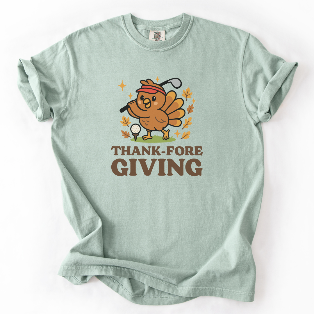 Thank-Fore-Giving Golf T-Shirt