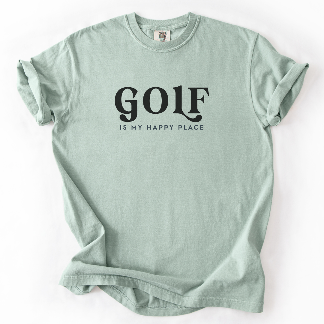 Golf Is My Happy Place T-Shirt