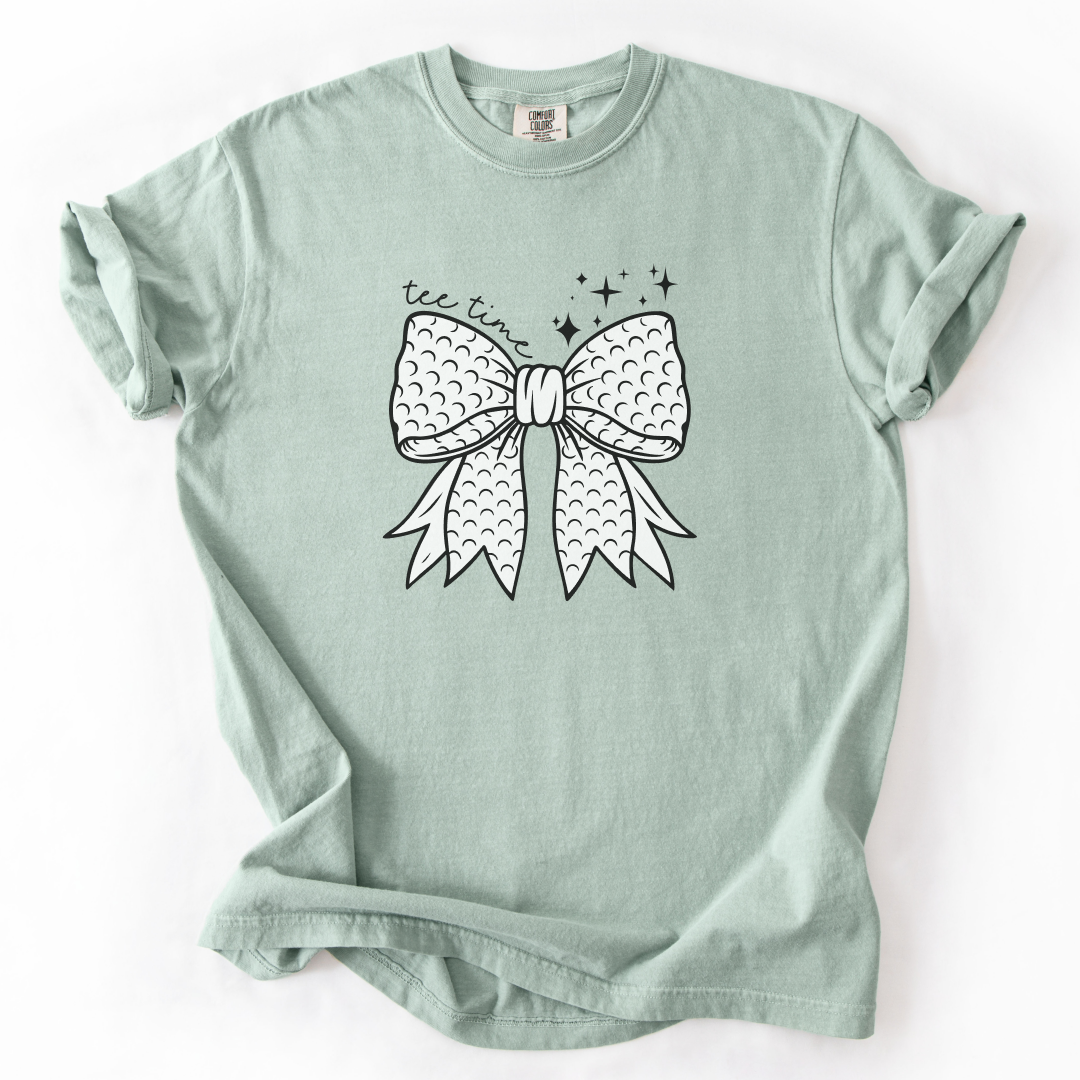 Tee Time Golf Bow T-Shirt