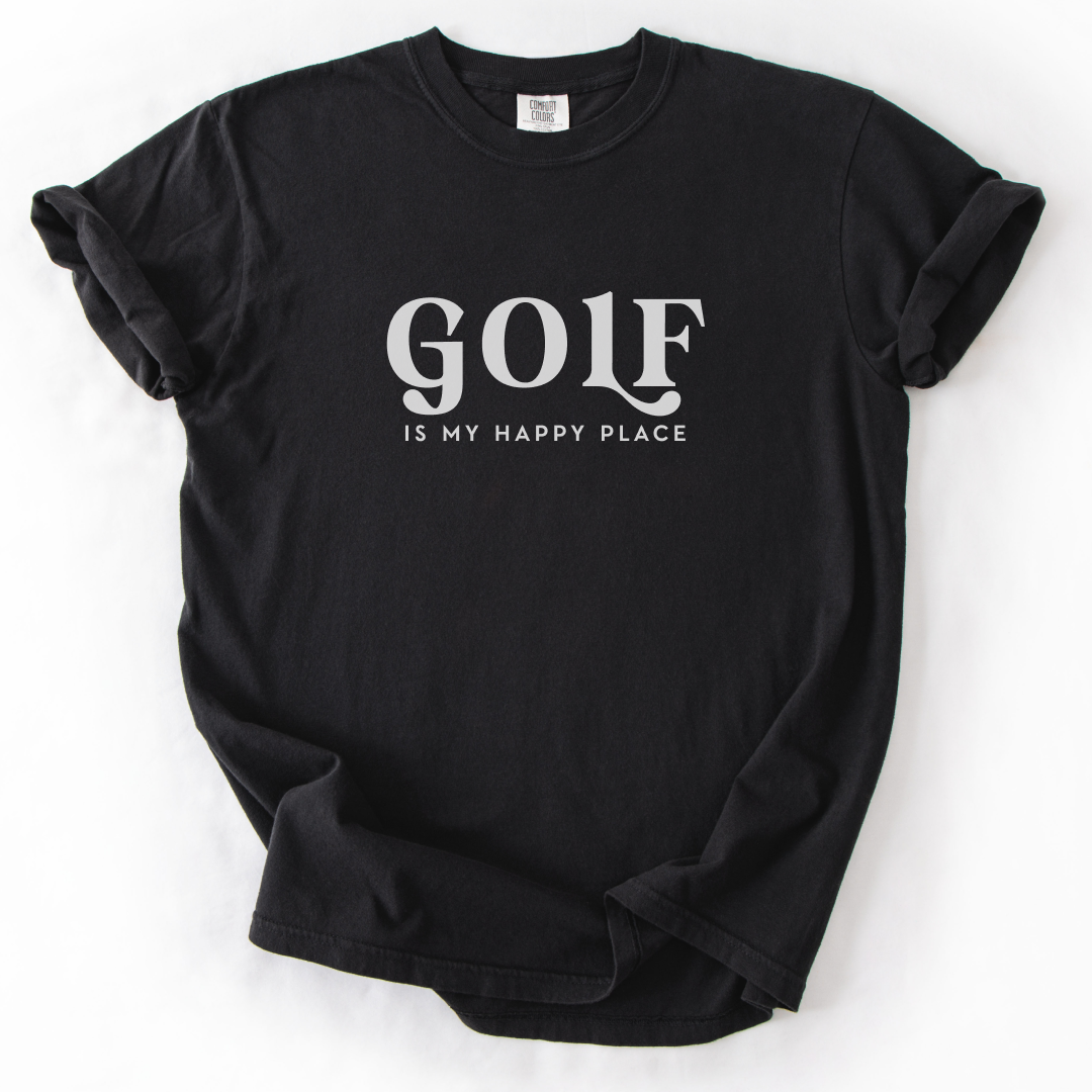Golf Is My Happy Place T-Shirt