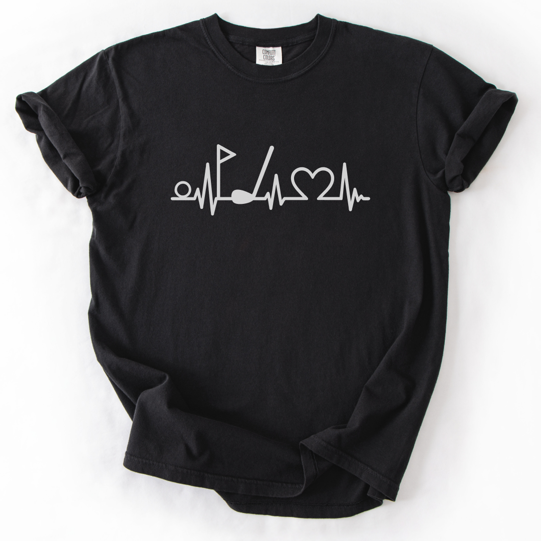Heart Beating For Golf T-Shirt