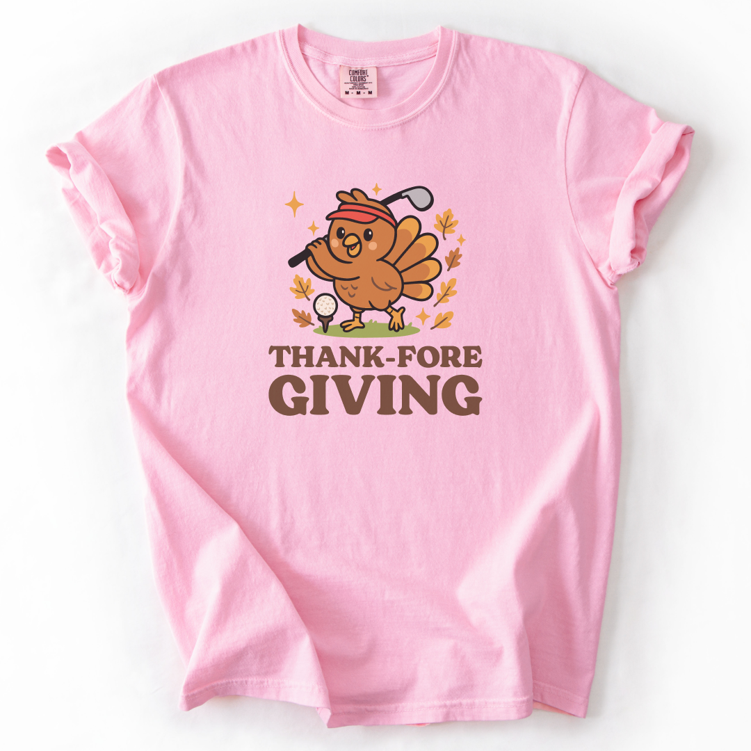 Thank-Fore-Giving Golf T-Shirt