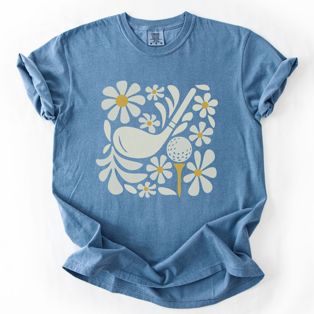 Boho Flower Golf T-Shirt