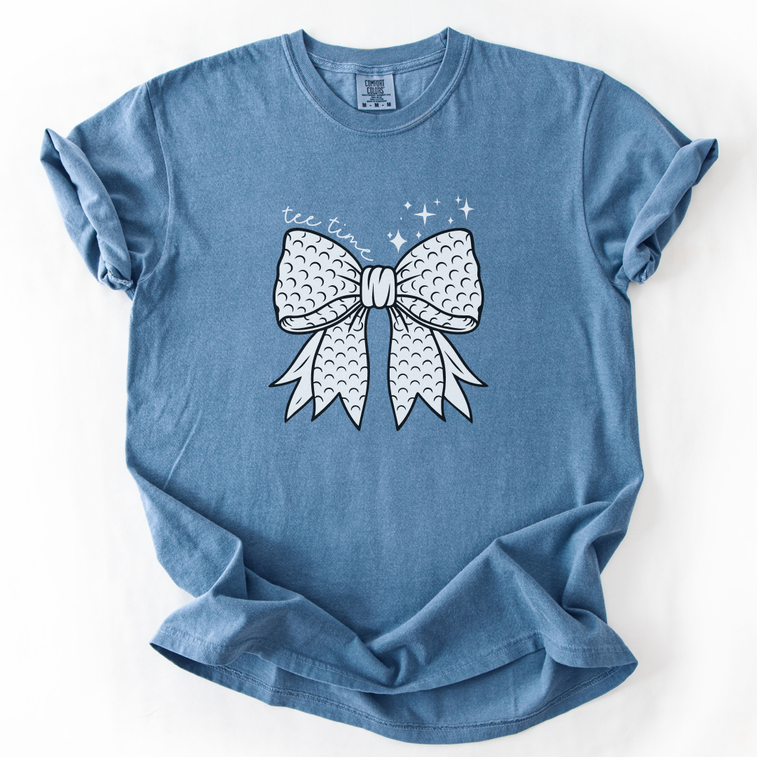 Tee Time Golf Bow T-Shirt