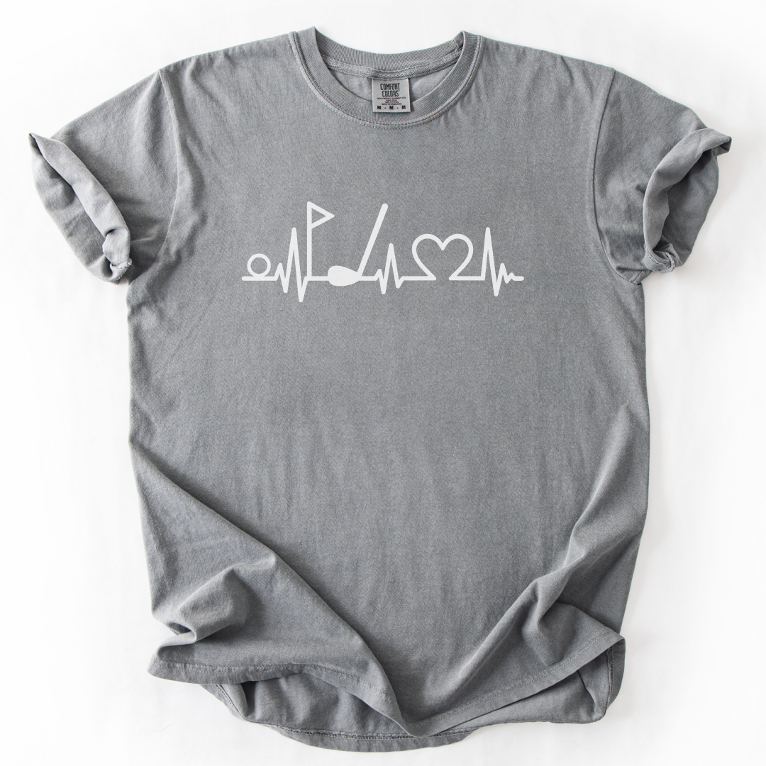 Heart Beating For Golf T-Shirt