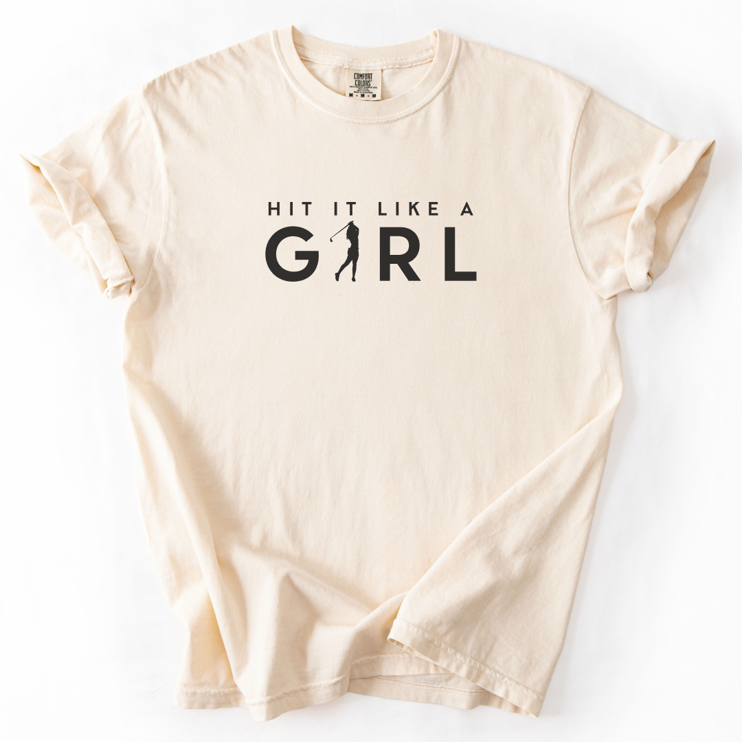 Hit It Like A Girl Golf T-Shirt