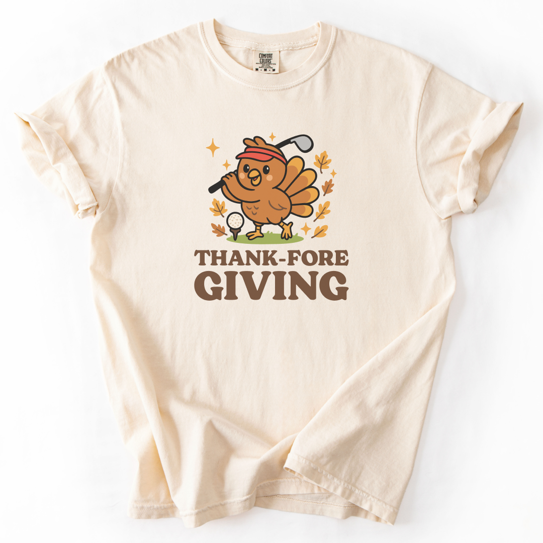 Thank-Fore-Giving Golf T-Shirt