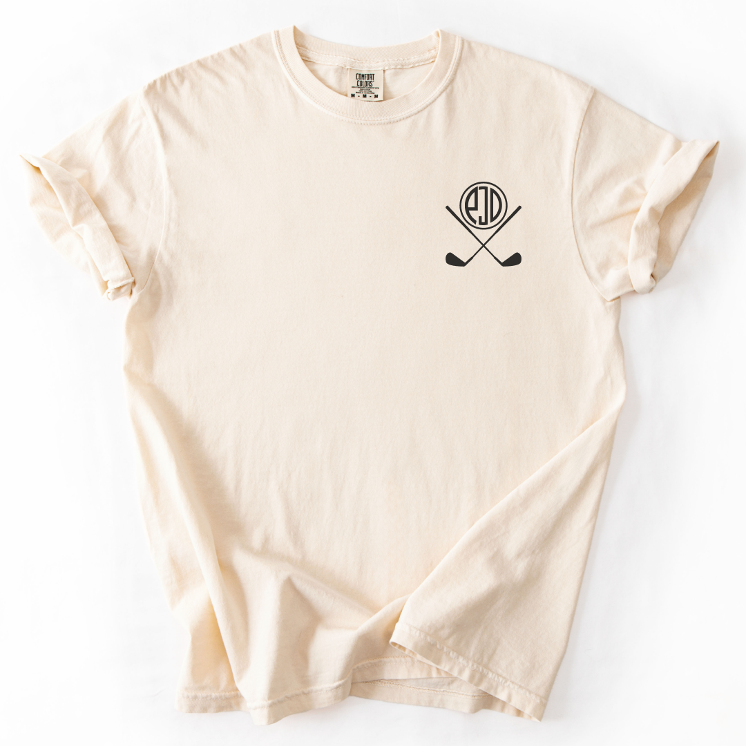 Custom Monogram Golf T-Shirt
