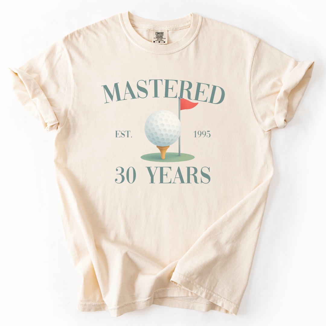 Mastered Golf Birthday T-Shirt