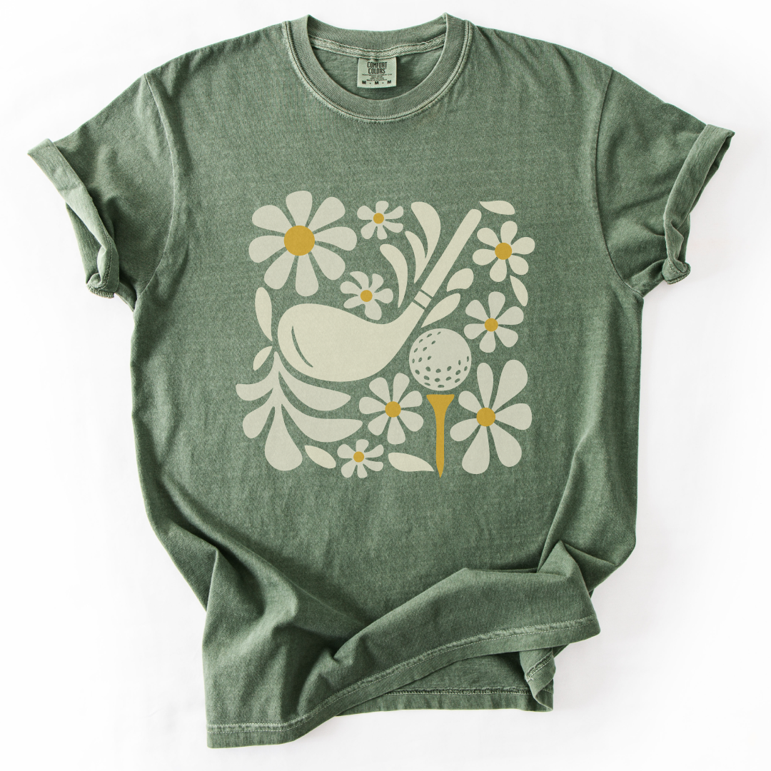 Boho Flower Golf T-Shirt