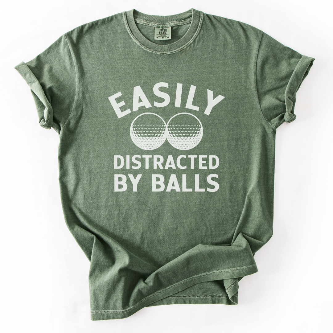 Easily Distracted By Balls T-Shirt