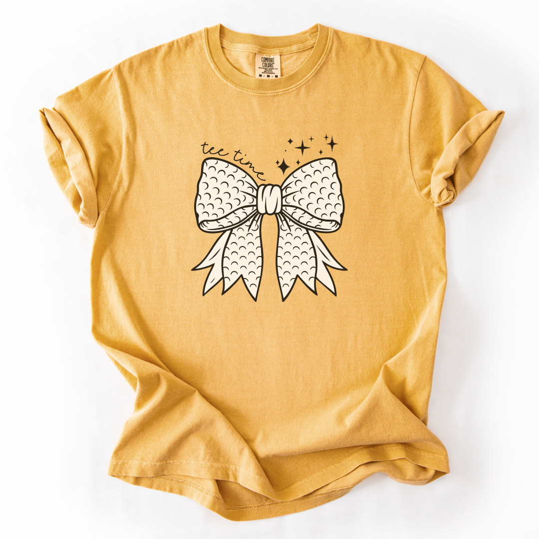 Tee Time Golf Bow T-Shirt
