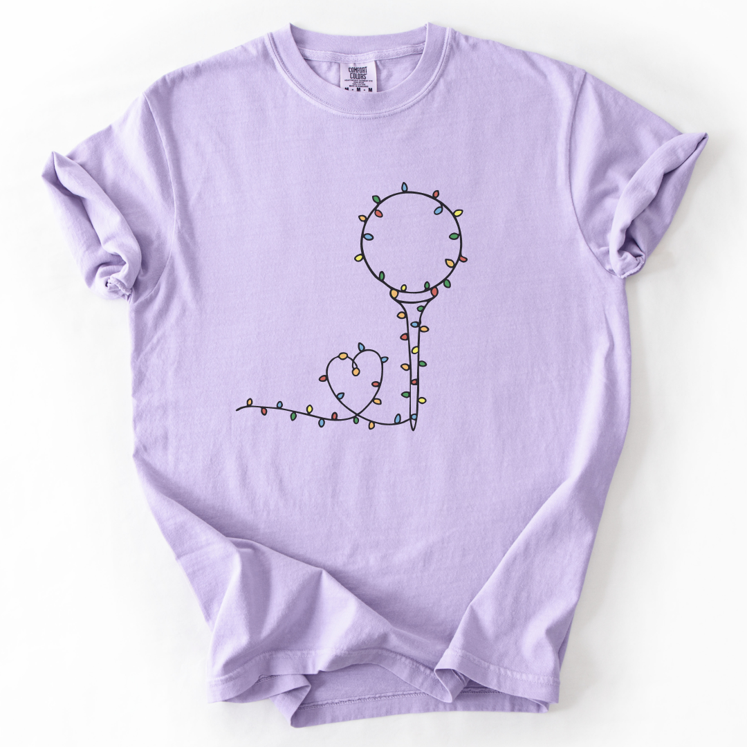 Christmas Light Golf Ball T-Shirt