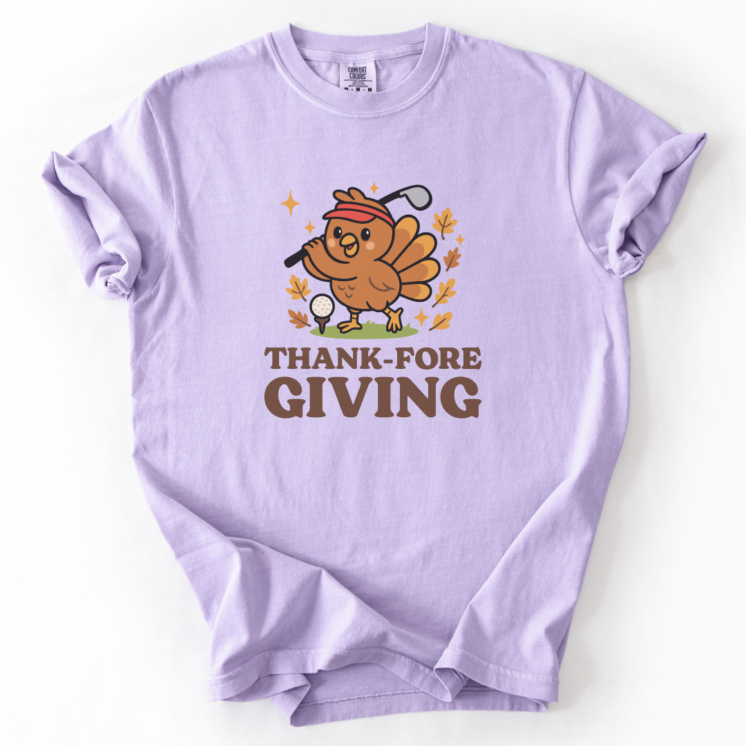 Thank-Fore-Giving Golf T-Shirt