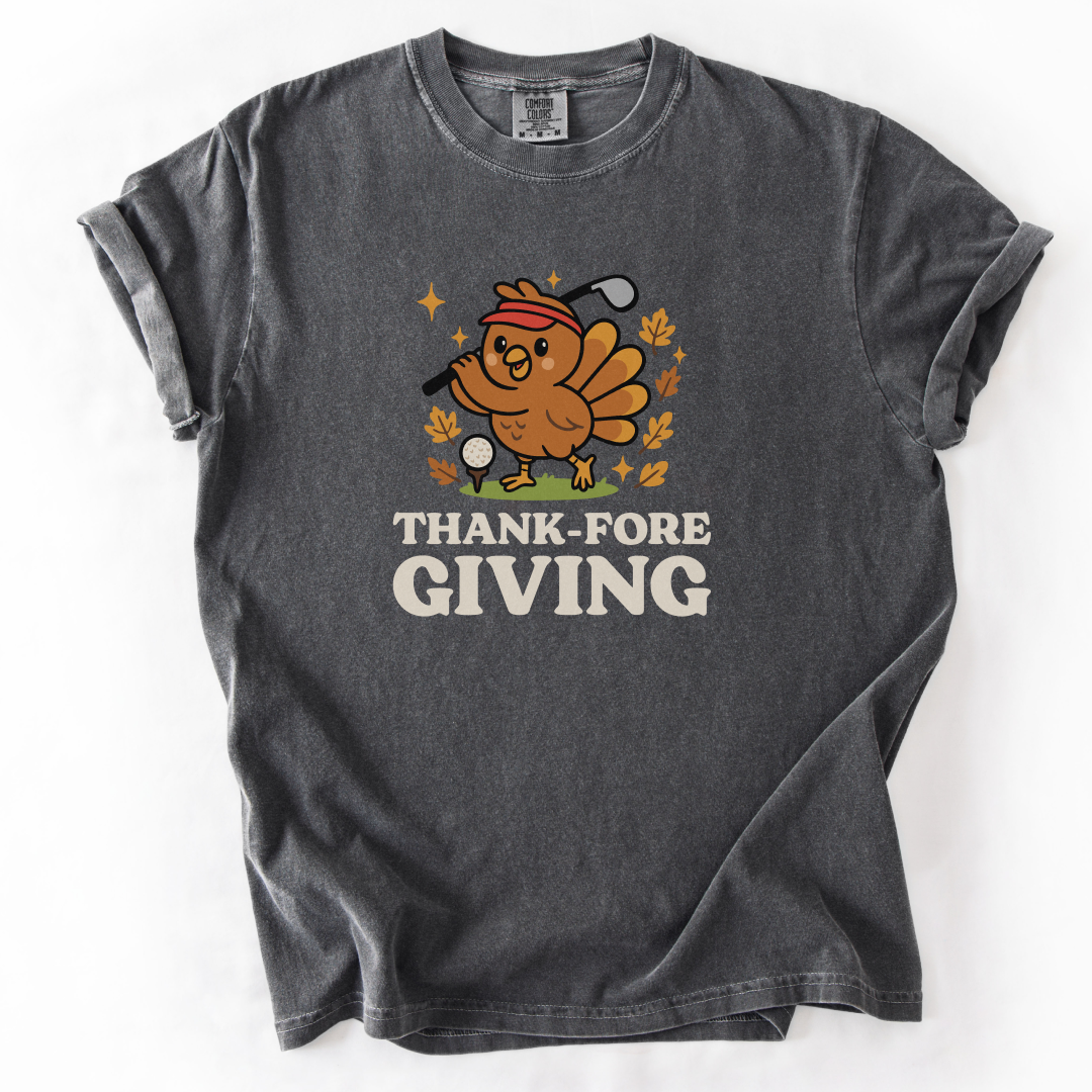 Thank-Fore-Giving Golf T-Shirt