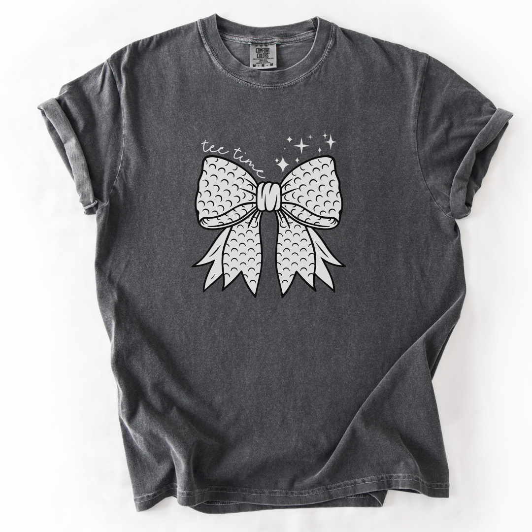 Tee Time Golf Bow T-Shirt