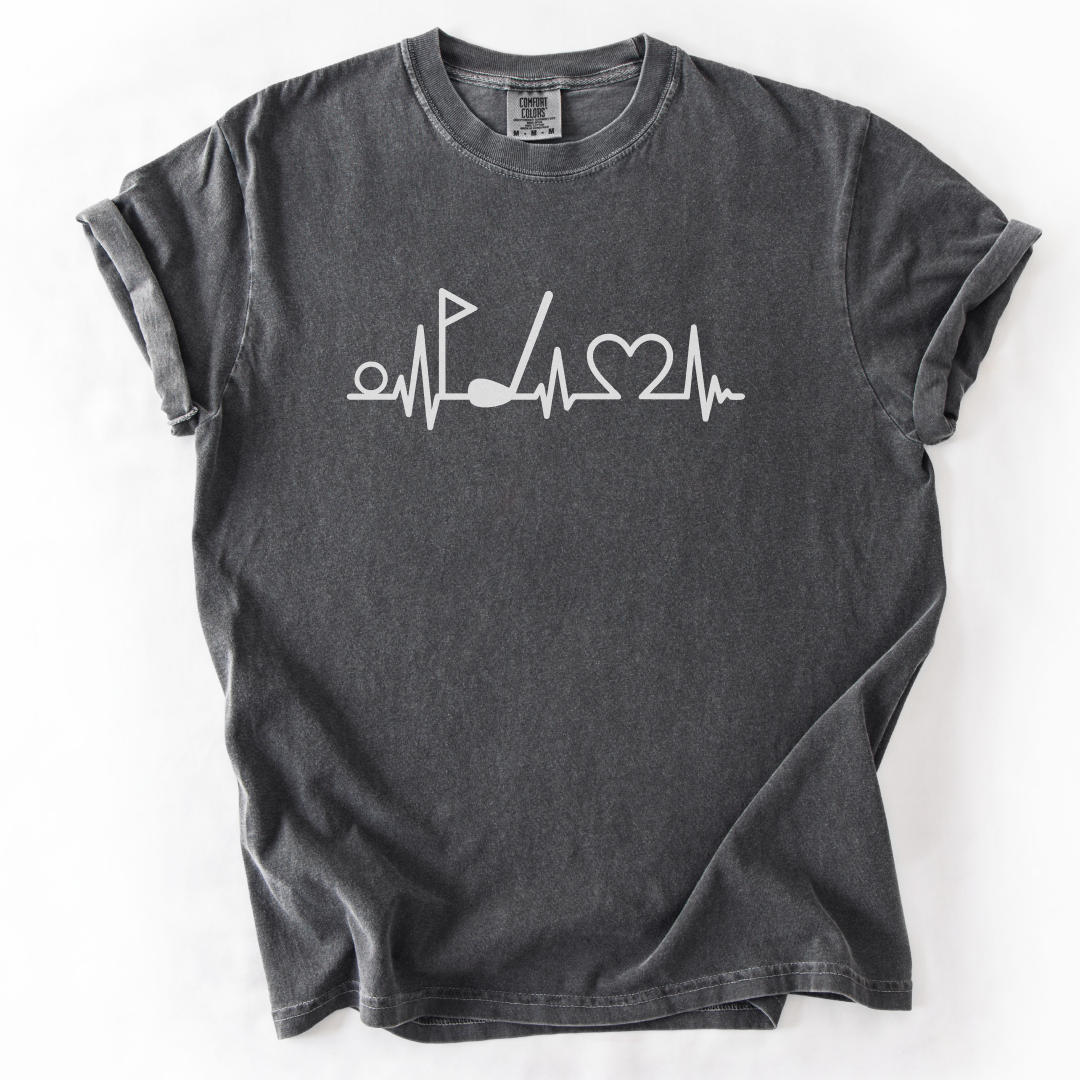 Heart Beating For Golf T-Shirt