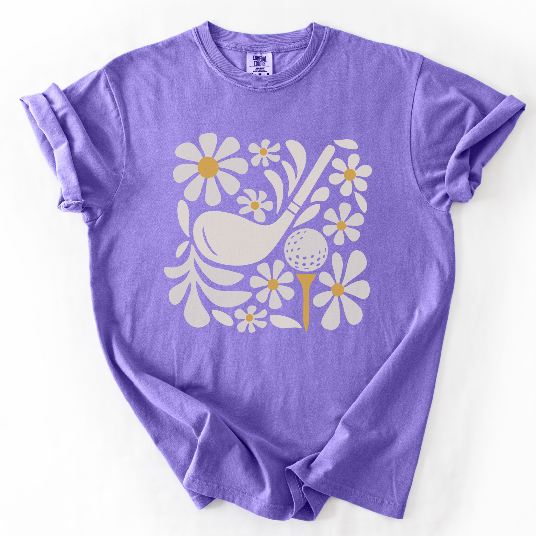 Boho Flower Golf T-Shirt