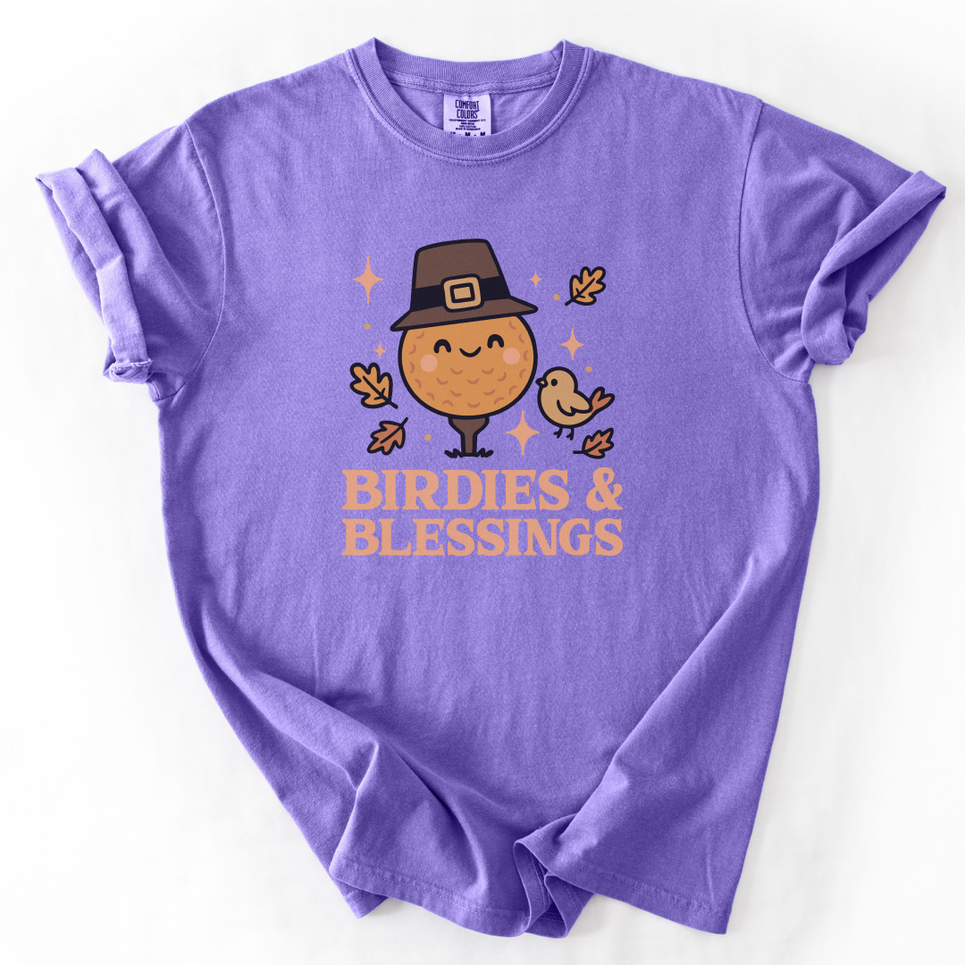 Birdies & Blessings Golf T-Shirt