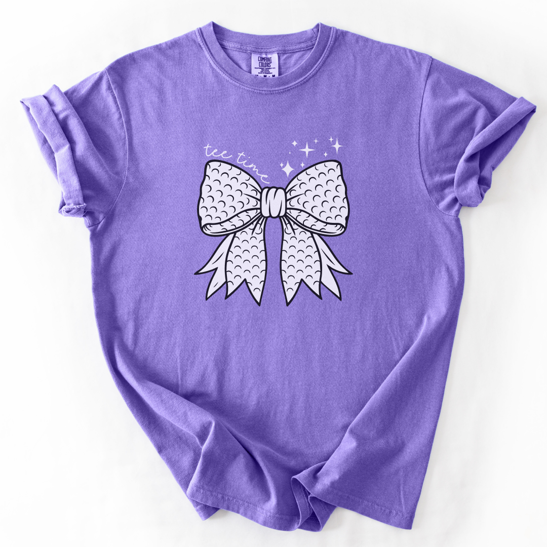 Tee Time Golf Bow T-Shirt