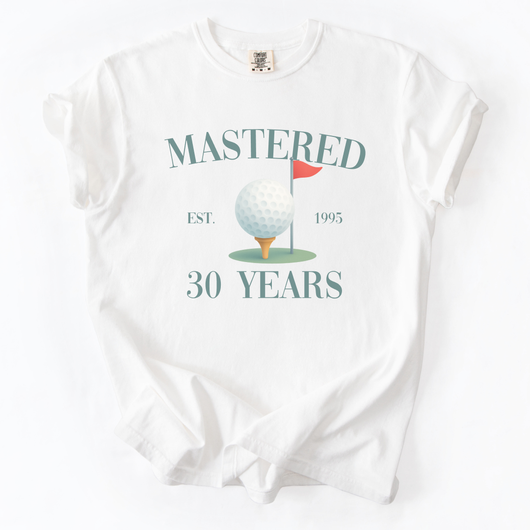 Mastered Golf Birthday T-Shirt