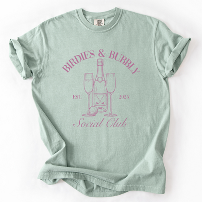 Birdies & Bubbly Social Club T-Shirt