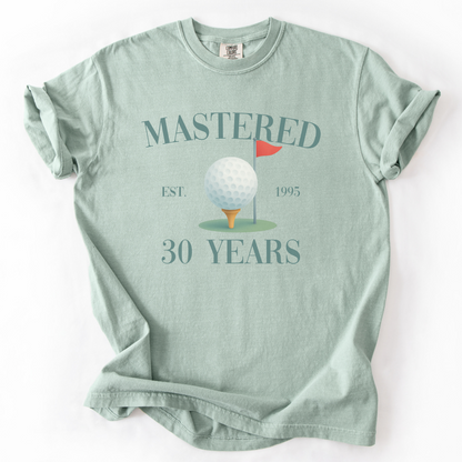 Mastered Golf Birthday T-Shirt