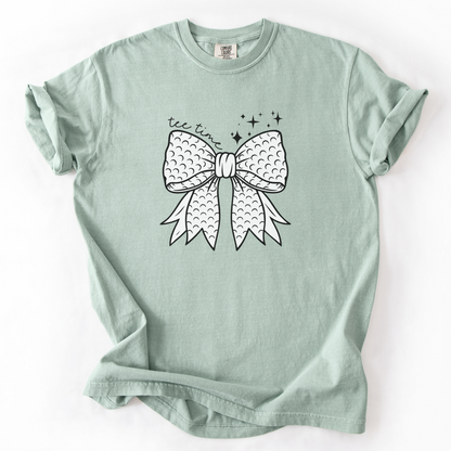Tee Time Golf Bow T-Shirt