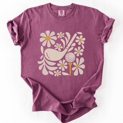 Boho Flower Golf T-Shirt