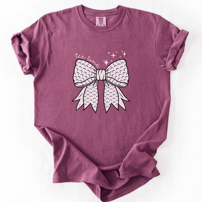 Tee Time Golf Bow T-Shirt