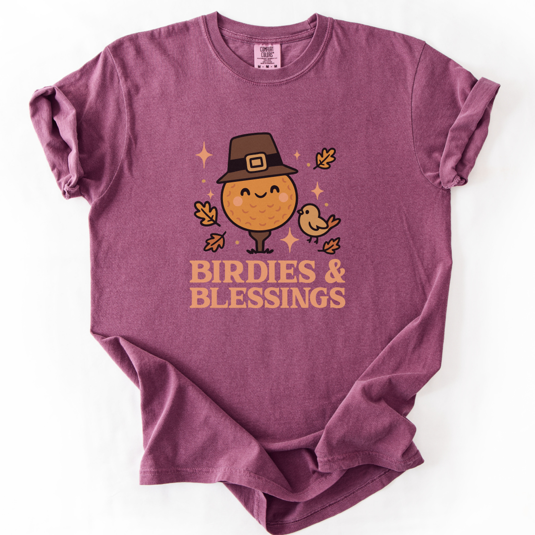 Birdies & Blessings Golf T-Shirt