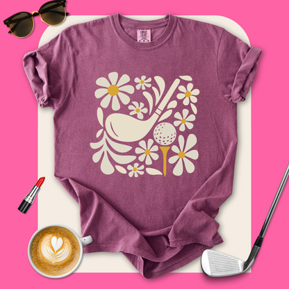 Boho Flower Golf T-Shirt