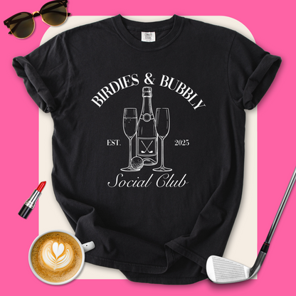 Birdies & Bubbly Social Club T-Shirt