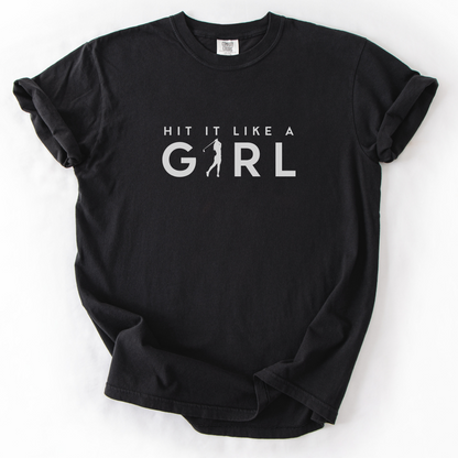 Hit It Like A Girl Golf T-Shirt