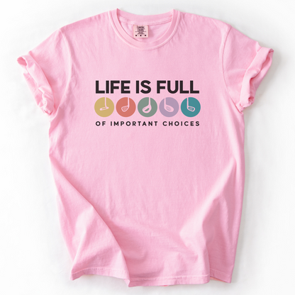 Important Choices Golf T-Shirt