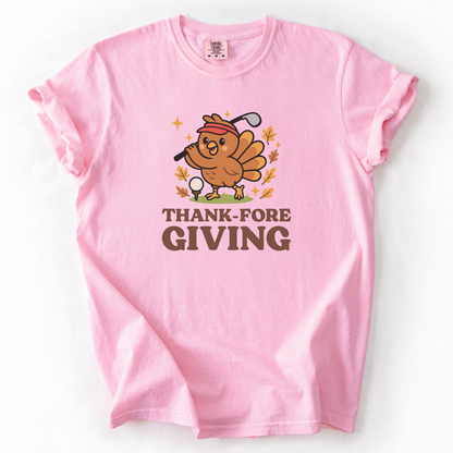 Thank-Fore-Giving Golf T-Shirt