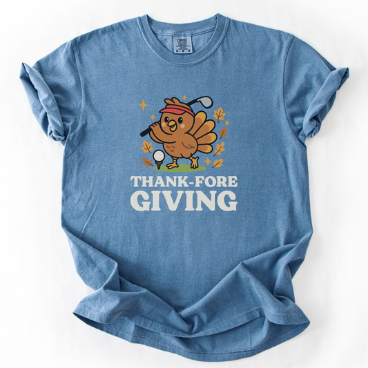 Thank-Fore-Giving Golf T-Shirt