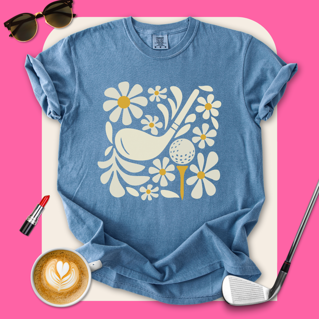 Boho Flower Golf T-Shirt