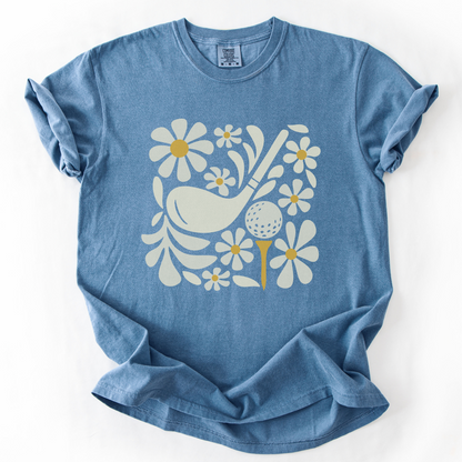 Boho Flower Golf T-Shirt
