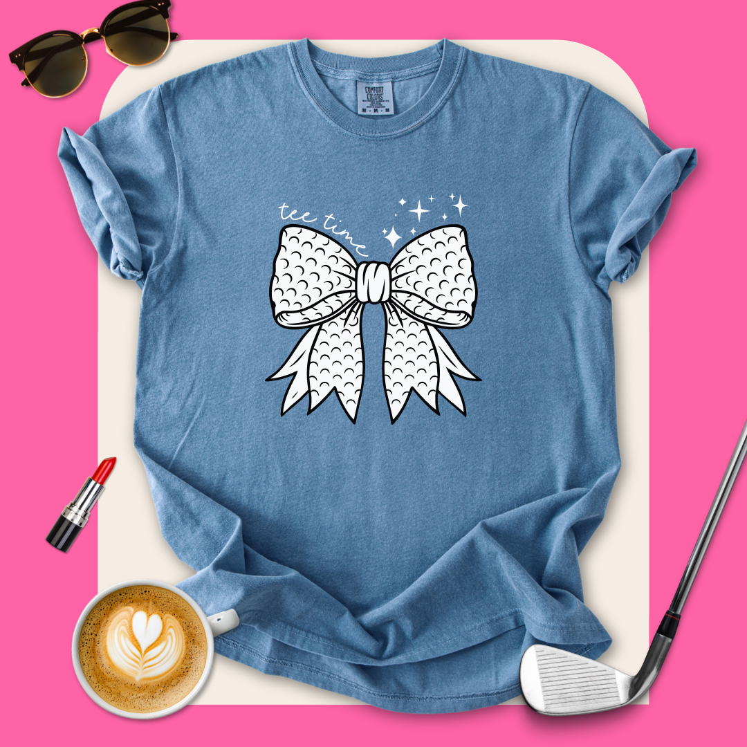 Tee Time Golf Bow T-Shirt