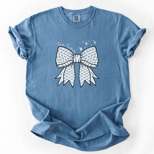 Tee Time Golf Bow T-Shirt