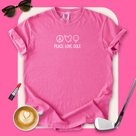 Peace. Love. Golf. T-Shirt
