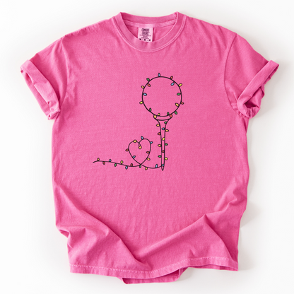 Christmas Light Golf Ball T-Shirt