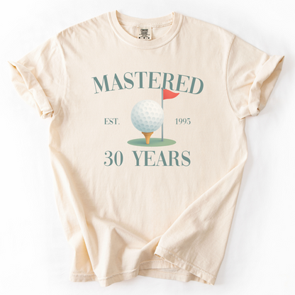 Mastered Golf Birthday T-Shirt