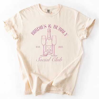 Birdies & Bubbly Social Club T-Shirt