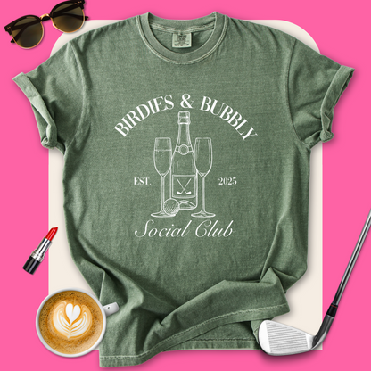 Birdies & Bubbly Social Club T-Shirt