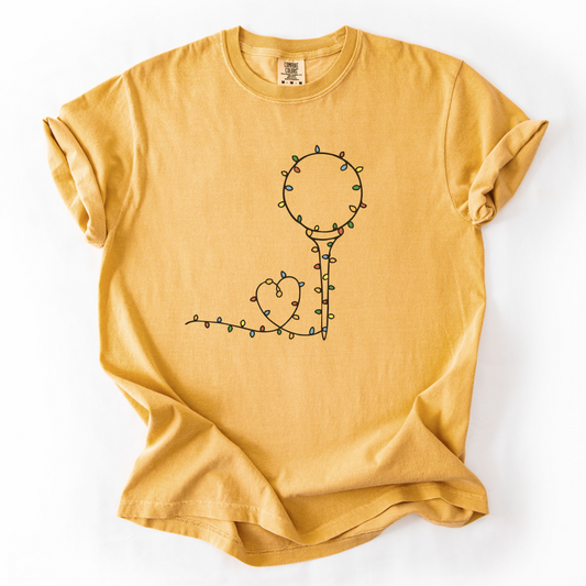 Christmas Light Golf Ball T-Shirt