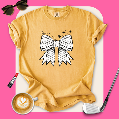 Tee Time Golf Bow T-Shirt