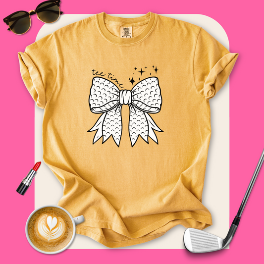 Tee Time Golf Bow T-Shirt
