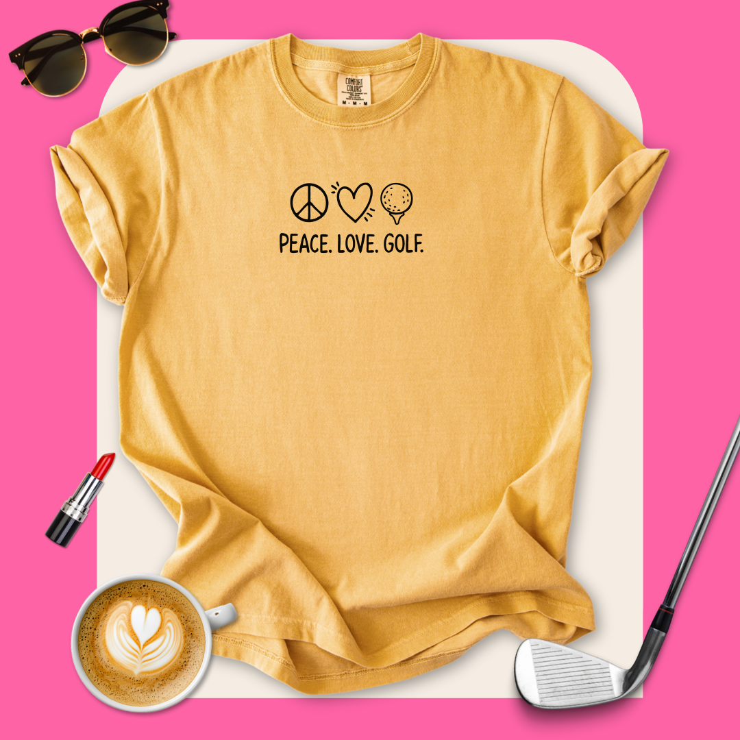 Peace. Love. Golf. T-Shirt